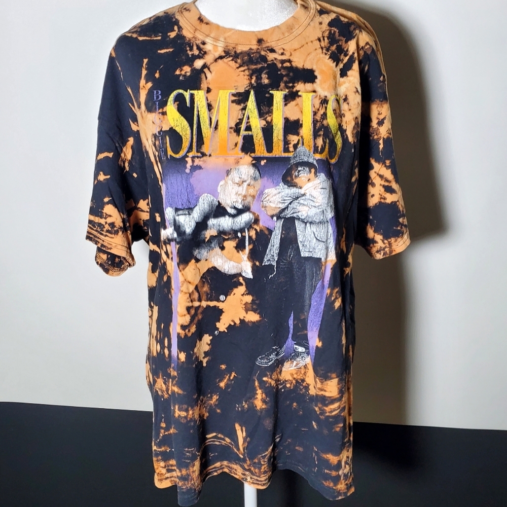 Reverse Tiedye Biggie Smalls Graphic 💯🔥 Music Festival Stlye